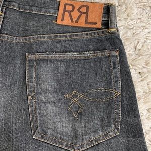 RRL 32x30 low straight jeans